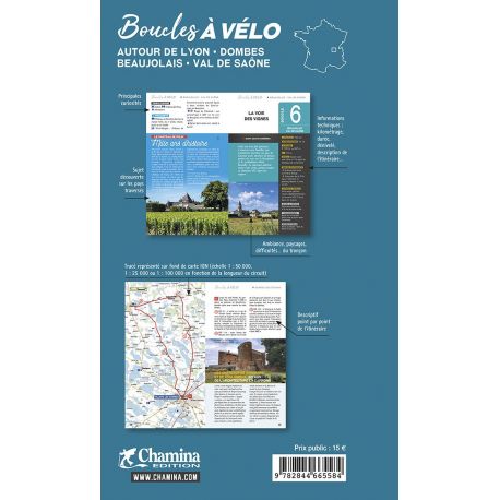 BOUCLES À VÉLO AUTOUR DE LYON DOMBES - BEAUJOLAIS - VAL DE SAÔNE