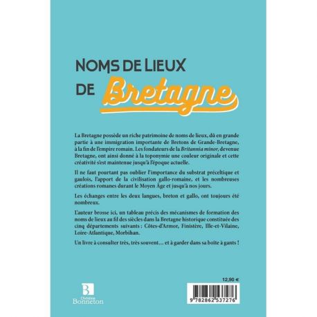 NOMS DE LIEUX DE BRETAGNE