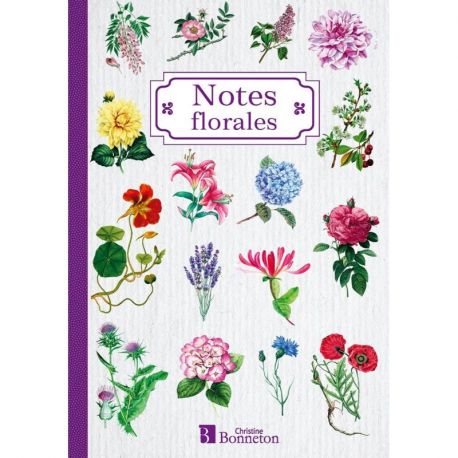 NOTES FLORALES CARNET DE NOTES