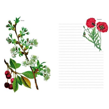 NOTES FLORALES CARNET DE NOTES
