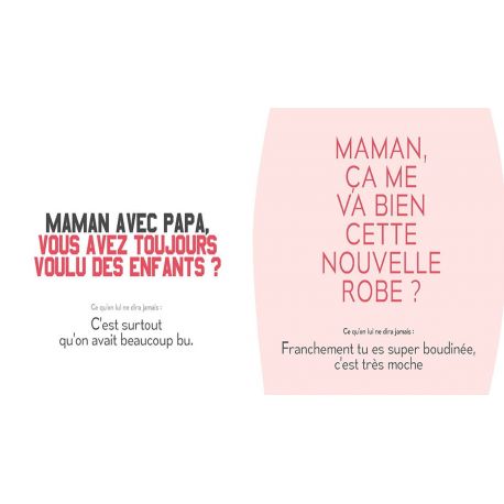 TOUT CE QUE LES PARENTS N'OSENT PAS DIRE À LEUR ENFANTS