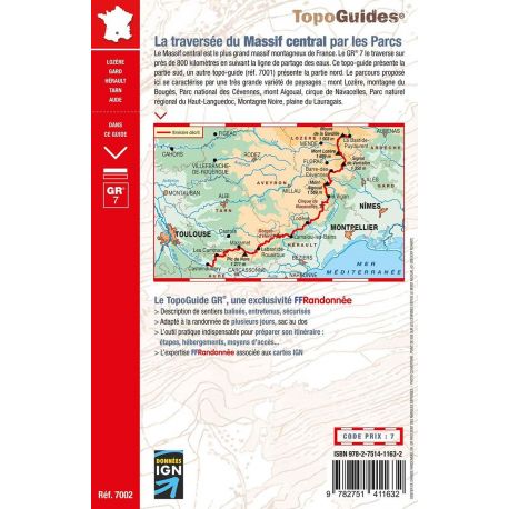 GR7 LA TRAVERSEE DU MASSIF CENTRAL BASTIDE-PUYLAURENT CASTELNAUDARY