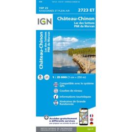 2723ET CHATEAU CHINON LAC DES SETTONS PNR DU MORVAN