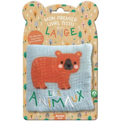 LES ANIMAUX - MON PREMIER LIVRE TISSU EN LANGE
