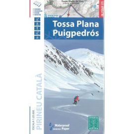 CARTE HIVER TOSSA PLANA PUIGPEDROS ITIN RAQUETTE/SKI RANDO WATERPROOF