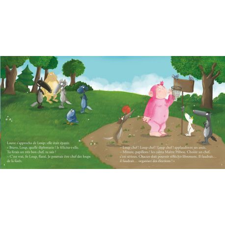LE LOUP QUI DEVENAIT CHEF DE LA FORET