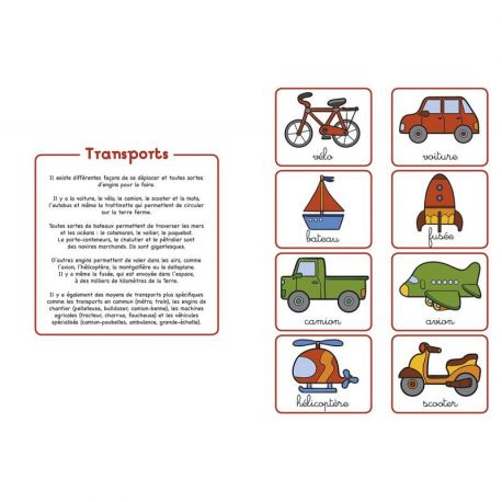 TRANSPORT MON IMAGIER A COLORIER