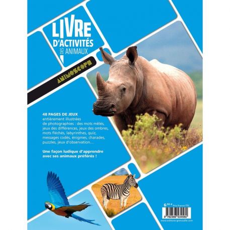 LIVRE D'ACTIVITES DES ANIMAUX