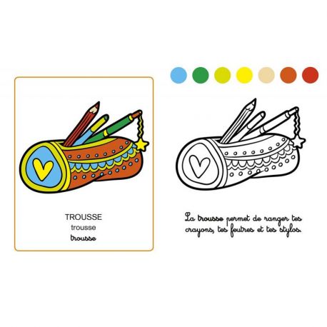 ECOLE MON IMAGIER A COLORIER