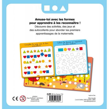 JE RECONNAIS LES FORMES