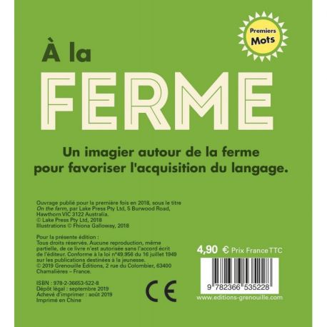 IMAGIER A LA FERME