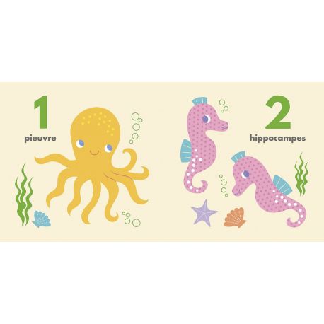 LIVRE BAIN - SPLASH! LES ANIMAUX DE LA MER