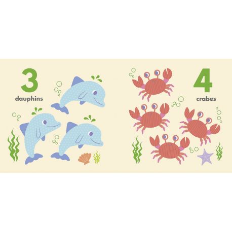 LIVRE BAIN - SPLASH! LES ANIMAUX DE LA MER