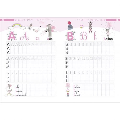 CAHIER D'ECRITURE - PRINCESSE