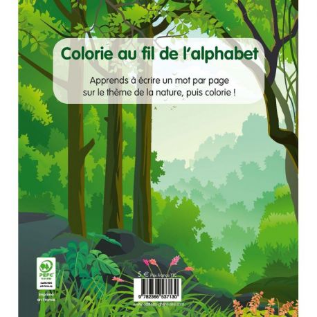 NATURE - MON ABC À COLORIER