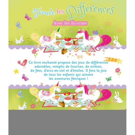TROUVE LES DIFFERENCES AVEC LES LICORNES