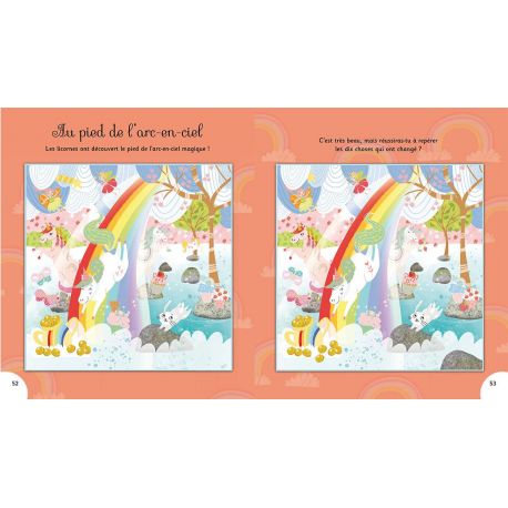 TROUVE LES DIFFERENCES AVEC LES LICORNES