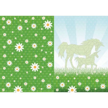 LICORNES MES PUZZLES EN GOMMETTES