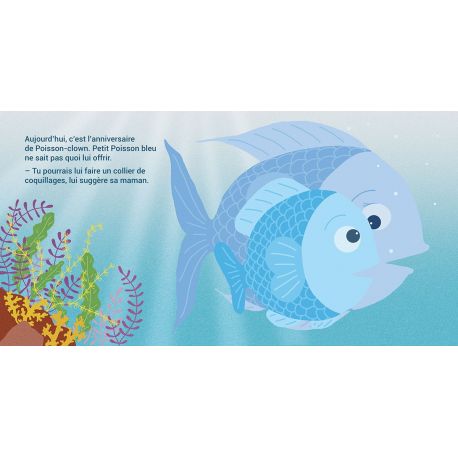 PETIT POISSON BLEU APPREND A COMPTER