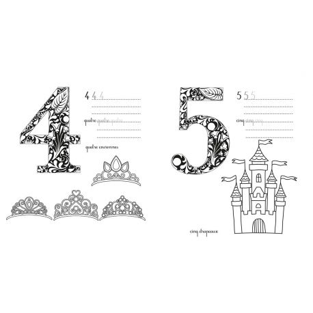 PRINCESSES ET FEES - MON ABC A COLORIER