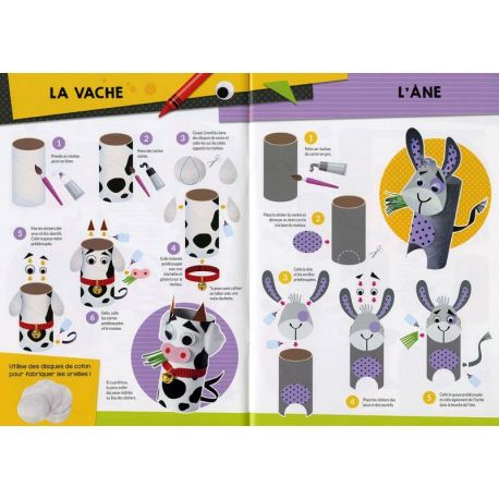 MES ANIMAUX DE LA FERME MES ROULEAUX CREATIFS