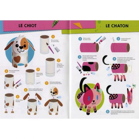 MES BEBES ANIMAUX MES ROULEAUX CREATIFS