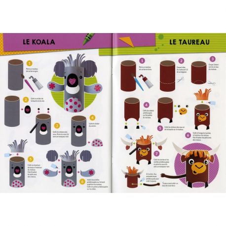 MES BEBES ANIMAUX MES ROULEAUX CREATIFS