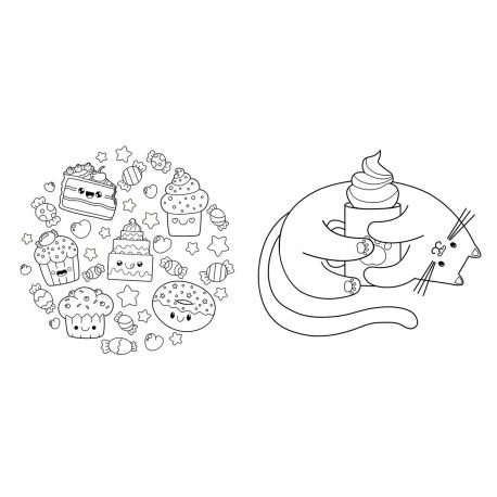 KAWAII - LOVELY COLORIAGES