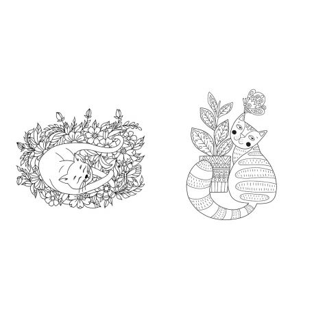 CHATS - LOVELY COLORIAGES