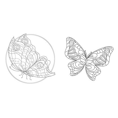 PAPILLONS - LOVELY COLORIAGES