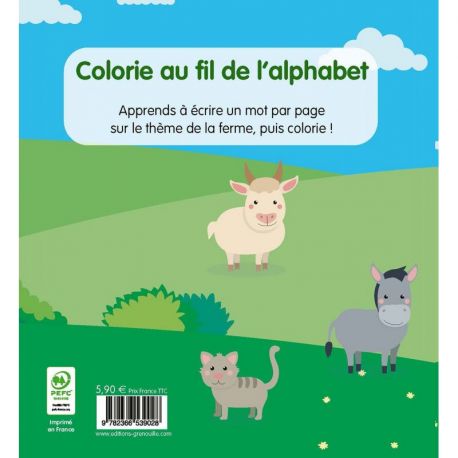 FERME - MON ABC A COLORIER