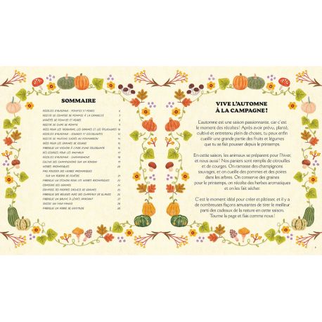 L'AUTOMNE RECETTES BRICOLAGES