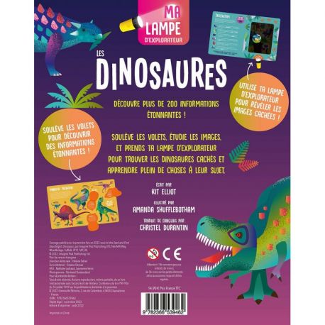 LES DINOSAURES MA LAMPE D'EXPLORATEUR