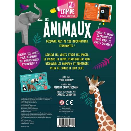 LES ANIMAUX MA LAMPE D'EXPLORATEUR