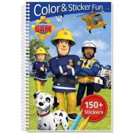SAM LE POMPIER - 3D LENTICULAR COLOR AND STICKER FUN