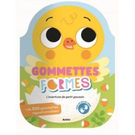 L'AVENTURE DE PETIT POUSSIN GOMMETTES FORMES