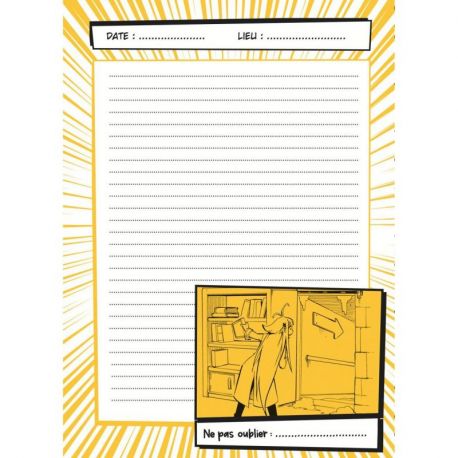 MON CARNET TOP SECRET MANGA