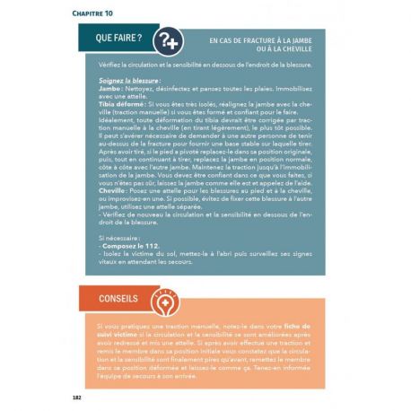 GUIDE DES PREMIERS SECOURS EN PLEIN AIR ET EN MILIEU ISOLÉ