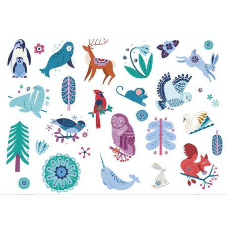 MES P'TITS TATTOOS -ANIMAUX DU NORD