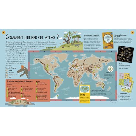 MON GRAND ATLAS DES DINOSAURES