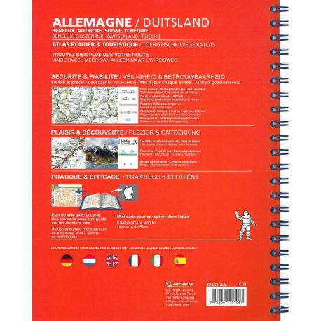 ALLEMAGNE BENELUX AUTRICHE SUISSE TCHEQUIE A4 SPIRALE