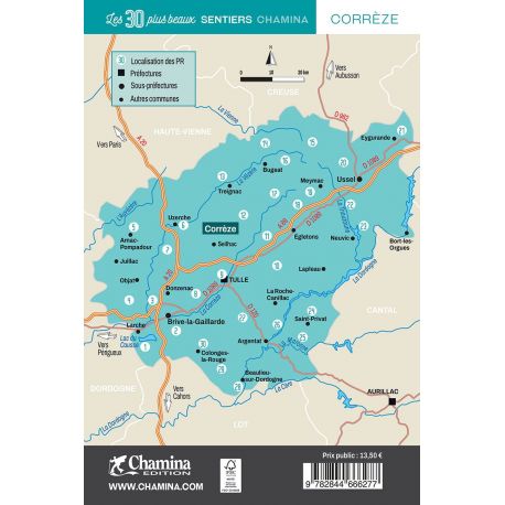 CORREZE LES 30 PLUS BEAUX SENTIERS