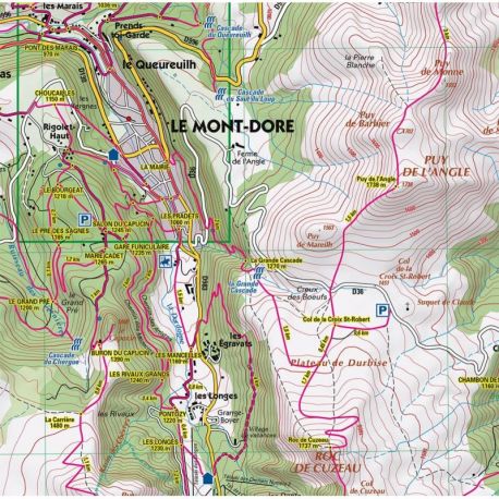 MASSIF DU SANCY  LA CARTE