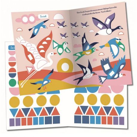 LA NATURE - 1000 GOMMETTES FORMES