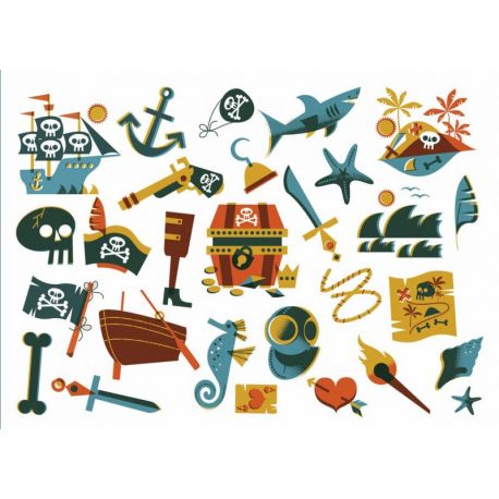 MES P'TITS TATTOOS - PIRATES