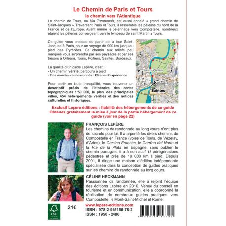 LE CHEMIN DE PARIS ET TOURS LE CHEMIN VERS L'ATLANTIQUE