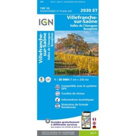2930ET VILLEFRANCHE-SUR-SAONE VALLEE DE L'AZERGUES BEAUJOLAIS