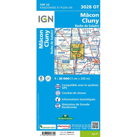 3028OT MACON CLUNY ROCHE DE SOLUTRE
