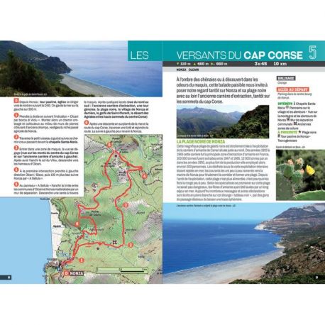 CORSE LES 60 PLUS BEAUX SENTIERS