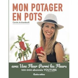 MON POTAGER EN POTS AVEC UNE FLEUR PARMI LES FLEURS